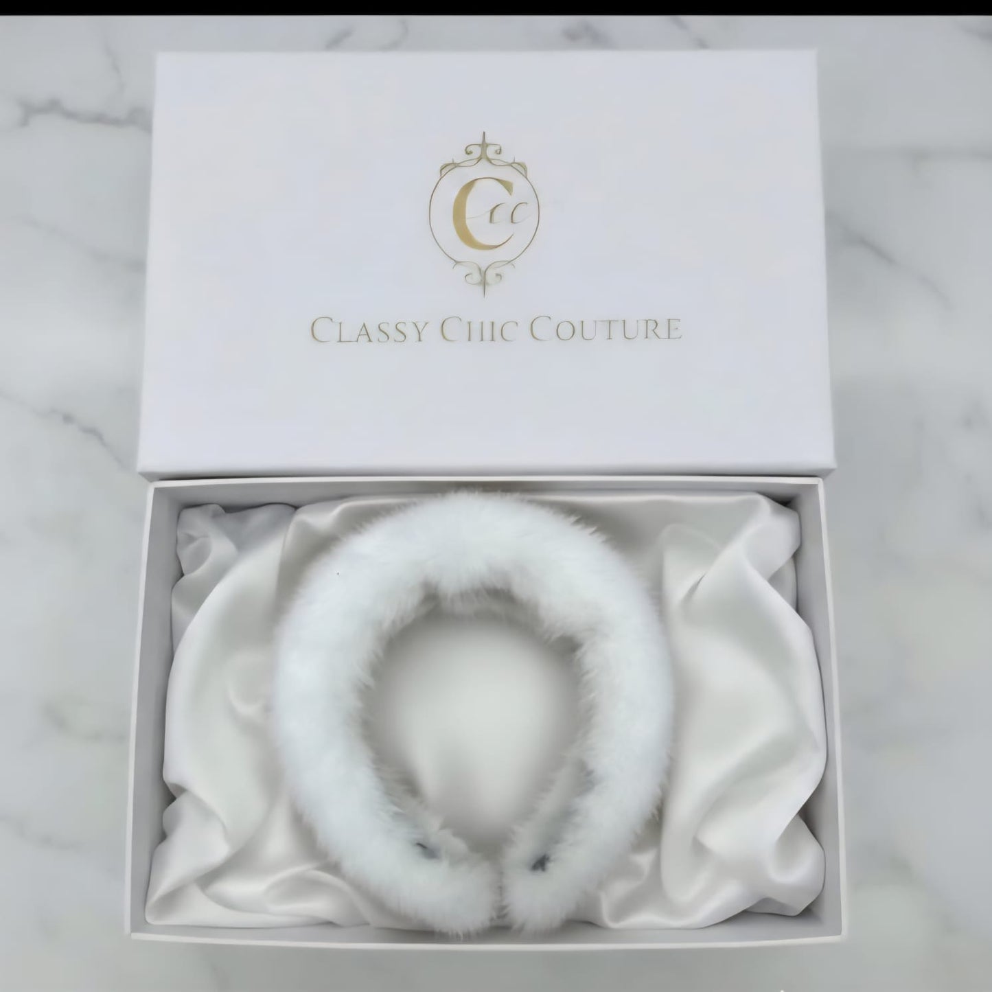Luxury real fur headband