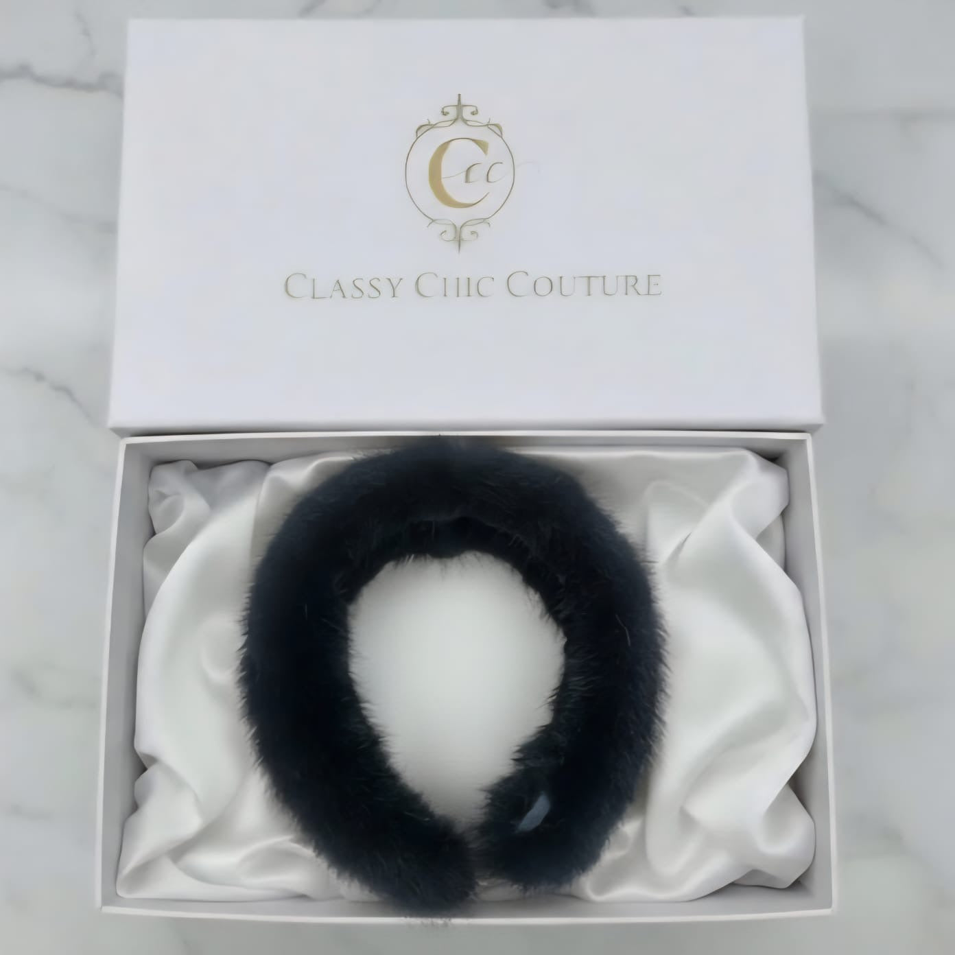 Luxury real fur headband