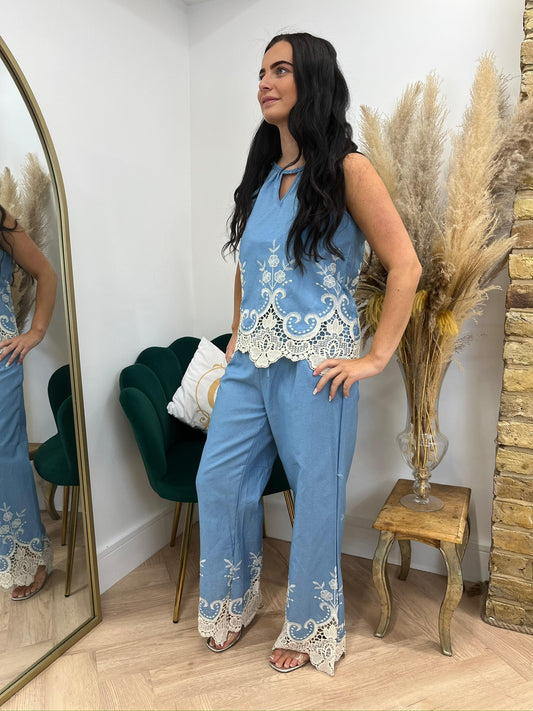 Lilly chambray co ord